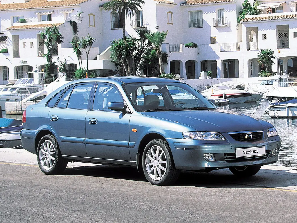 Mazda 626 (GF) 5 поколение, рестайлинг, лифтбек (12.1999 - 09.2002)